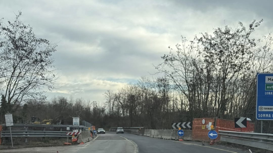 SS527, riaperto in entrambi i sensi il ponte sul Villoresi a Lonate Pozzolo